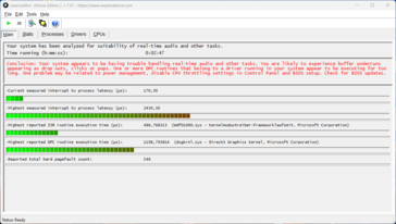 LatencyMon - overzicht