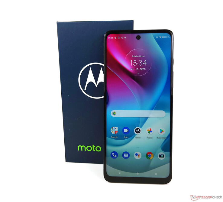 De Motorola Moto G60s in inktblauw