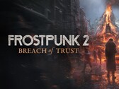 De officiële key art van Frostpunk 2: Breach of Trust.