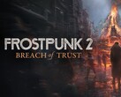 De officiële key art van Frostpunk 2: Breach of Trust.