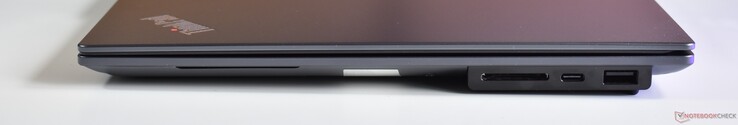 juist: SD-kaartlezer, Thunderbolt 4, USB-A 3.2 Gen 2