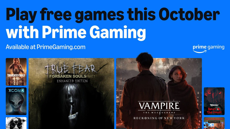 Belangrijkste hoogtepunten van oktober 2025 Prime Gaming giveaway (Afbeelding bron: Amazon)