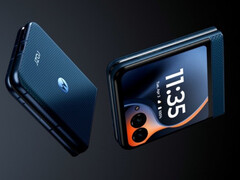 De Razr 60 volgt de Edge 60 Fusion op met ongebruikelijke achterpanelen met textuur. (Afbeeldingsbron: via Evan Blass)