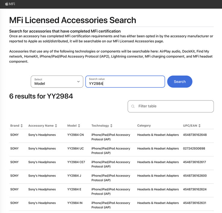 (Afbeeldingsbron: Apple MFi)