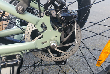 Schijfrem achter - Touroll B2 e-bike test