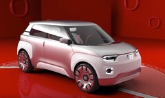 Fiat's op de Panda geïnspireerde EV zal waarschijnlijk lijken op de recente Concept Centoventi wanneer hij op de markt komt. (Afbeelding bron: Fiat)