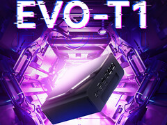 De GMKtec EVO-T1 heeft een nogal ingewikkeld ontwerp voor een moderne mini-pc. (Afbeeldingsbron: GMKtec)