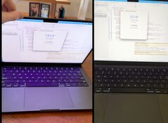 De LidAngleSensor apps geven real-time informatie weer over de hoek van het scharnier. (Afbeeldingsbron: X, bewerkt)