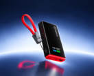 OnePlus 67W SuperVOOC-powerbank met een ingebouwd display en rode kabel