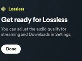 Spotify's aankomende high-fidelity tier werd vorige maand uitgelekt door een Reddtor, met details over UI-elementen en bitrates. (Bron: OhItsTom via Reddit)