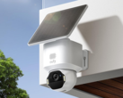 De Anker Eufy SoloCam E42 (afbeelding) kan continu opnemen als hij via een kabel van stroom wordt voorzien en ondersteunt opladen op zonne-energie met het afneembare SolarPlus 2.0-paneel van Eufy. (Afbeeldingsbron: Amazon/Anker)