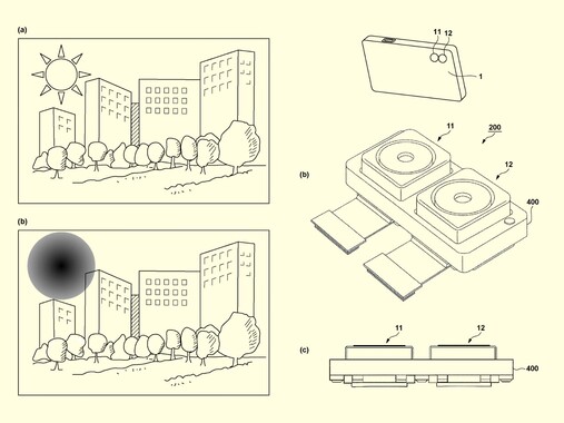 Dubbele SPAD-CMOS-sensoropstelling (Afbeelding Bron: Japan Patent Platform)