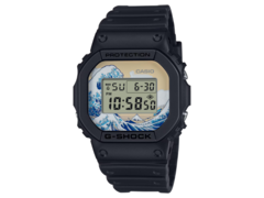 Het Katsushika Hokusai x G-Shock horloge (foto) wordt uitgebracht in het Verenigd Koninkrijk. (Afbeeldingsbron: Casio)