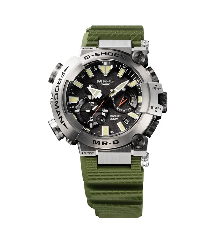 Het Casio G-Shock MRG-BF1000RG-3A Goliath Frogman horloge. (Afbeelding bron: Casio)