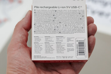 Verpakking van de 9V-batterij
