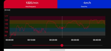 Hartslagmeting met Polar H10 borstband.