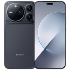 De Honor Magic9 Pro Max in de kleur Curtain Black