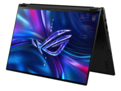 De 2023 Asus ROG Flow X16 heeft nu een 240 Hz QHD+ mini-LED display met Gorilla Glass DXC. (Afbeelding Bron: Asus)