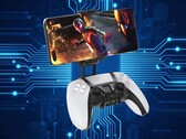 Oivo PS5 controller telefoonhouder clip wordt getoond