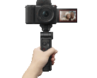 Sony kondigt de GP-VPT3 aan, een ministatief dat kan fungeren als cameragreep en afstandsbediening. (Afbeeldingsbron: Sony)
