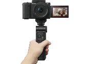 Sony kondigt de GP-VPT3 aan, een ministatief dat kan fungeren als cameragreep en afstandsbediening. (Afbeeldingsbron: Sony)