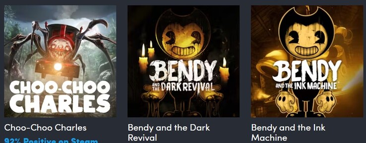 Het eerste niveau geeft u deze 3 games (Afbeelding bron: Humble Bundle)