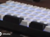 Wooting gesplitst spatiebalk toetsenbord van YouTube short