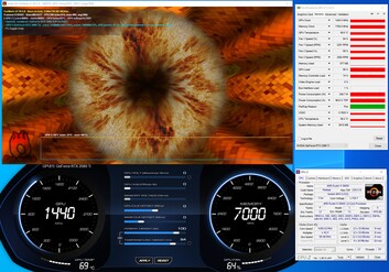 Stress test with FurMark (PT 100%)