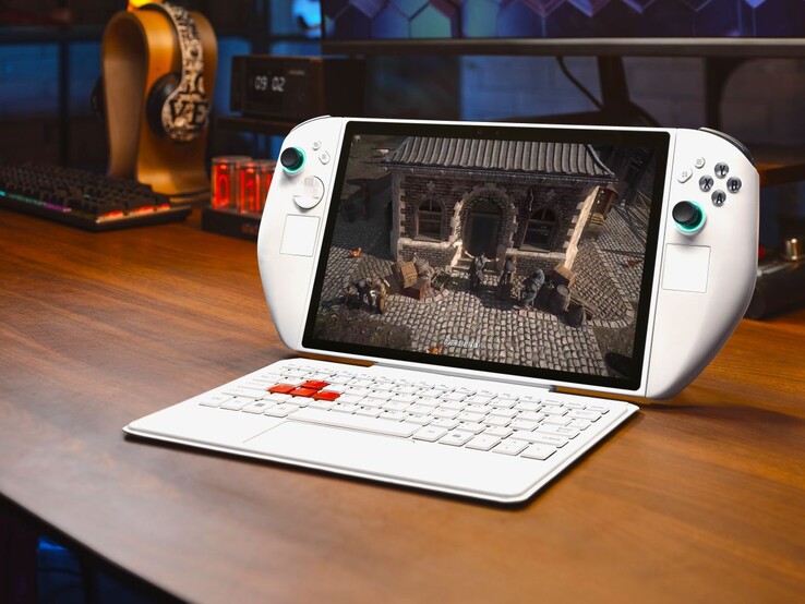 Een optioneel toetsenbord maakt van de 11-inch Abxylute 3D One gamingtablet een laptop. (Afbeeldingsbron: Abxylute)