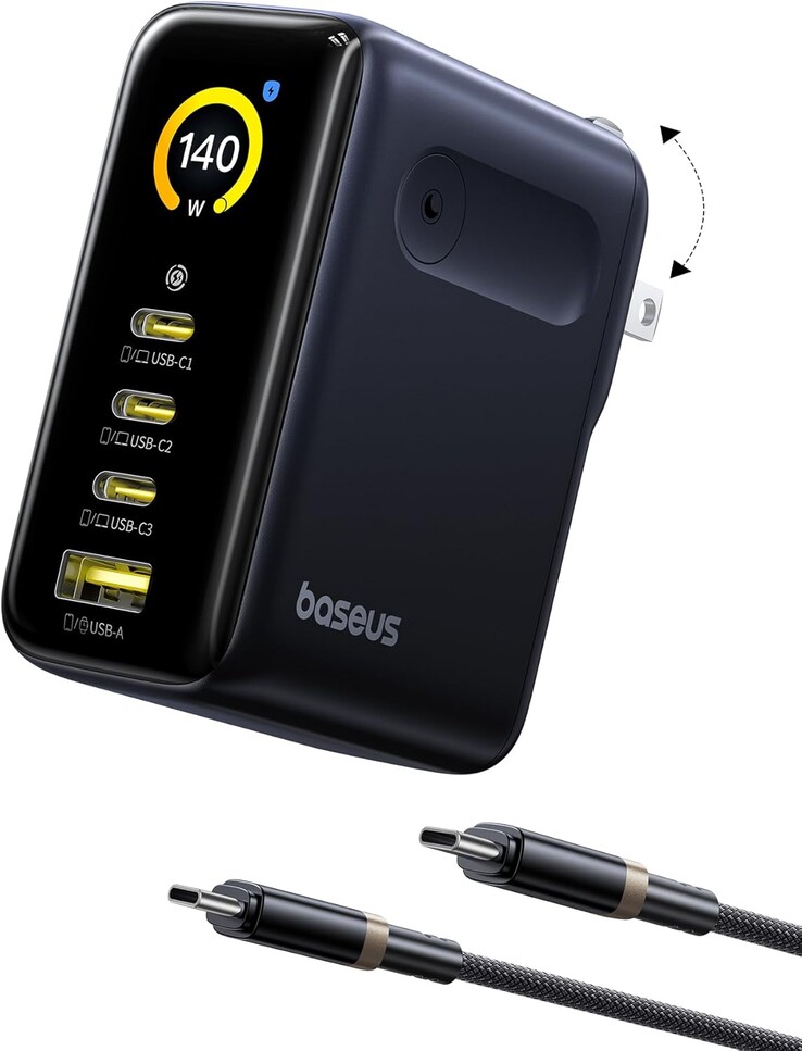 De Baseus PicoGo AH11 140W GaN Oplader. (Afbeeldingsbron: Baseus)