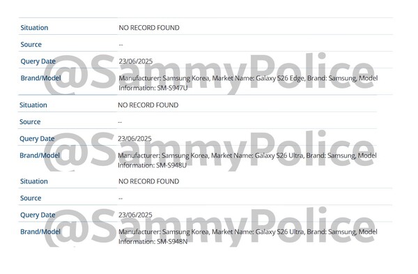 De Galaxy S26 Edge en Galaxy S26 Ultra zullen in de VS op de markt komen. (Afbeeldingsbron: SammyPolice)