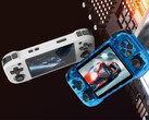 De R46H is een andere horizontale retro gaming handheld gebaseerd op een Rockchip RK3326 chipset. (Afbeelding bron: Amazon)