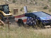 In tegenstelling tot de Ford F-150 Tremor raakte de Tesla Cybertruck niet oververhit terwijl hij 10.500 lbs een berg op sleepte (Afbeelding bron: The Fast Lane Truck)