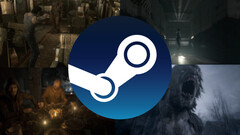 Een collage van bewerkte screenshots van Resident Evil 0, Resident Evil HD Remaster, Resident Evil 7 en Resident Evil Village. (Afbeelding Bron: Steam - Bewerkt)