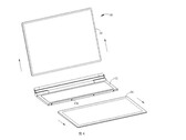 De nieuwe afneembare laptop van Huawei. (Bron: WIPO via MySmartPrice)