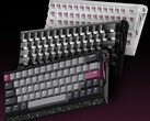Iqunix EV63 Hall-effect gamingtoetsenbord in zwart, zwart met transparante toetsencaps en wit met transparante toetsencaps.