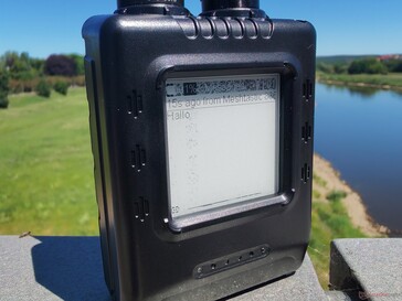 Zelden gezien op moderne e-ink displays: ghosting