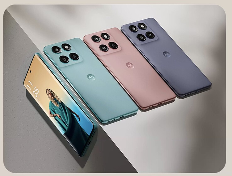 De Motorola Edge 60 Fusion wordt geleverd in Pantone-gevalideerde amazonite (in canvas-effect afwerking) en zephry en slipstream (in kunstlederen afwerking) kleurstellingen (Afbeelding bron: Motorola)