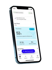 Focusscore op het dashboard van de Neurable app (Afbeelding Bron: Neurable)