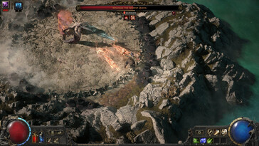 Afgebeeld: Een gameplay screenshot van Path of Exile 2.
