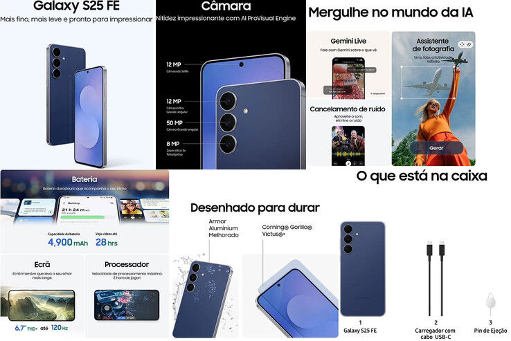Promotiefoto's van de Samsung Galaxy S25 FE uit de aanbieding (Afbeelding bron: MediaMarkt)