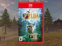 Banner voor de middernachtelijke lancering van de remake van Ocarina of Time bij Best Buy