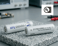 De 21700-cellen van HPQ Silicons hebben een capaciteit van 23,4 Wh.