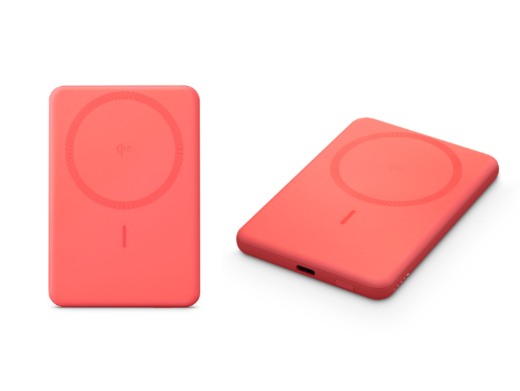 De Anker MagGo Power Bank (5K, Slim) - Koraal. (Afbeeldingsbron: Apple, bewerkt)