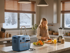 De draagbare natrium-ionencentrale Bluetti Pioneer Na kan tot 11 apparaten tegelijk van stroom voorzien (Afbeelding bron: Bluetti)