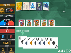 Een screenshot van Balatro (boven), terwijl een screengrab van 