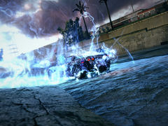 Een ingame screenshot van Blur.