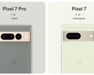 De Pixel 7-serie wordt gelanceerd in vier kleurstellingen, met exclusieven voor de Pixel 7 en Pixel 7 Pro. (Afbeelding bron: Google)