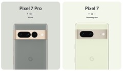 De Pixel 7-serie wordt gelanceerd in vier kleurstellingen, met exclusieven voor de Pixel 7 en Pixel 7 Pro. (Afbeelding bron: Google)