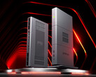 De EVO-X3 zal op 29 juni 2026 wereldwijd verkrijgbaar zijn. Afbeelding: een promotiefoto van de mini-pc waarop het ontwerp te zien is.
